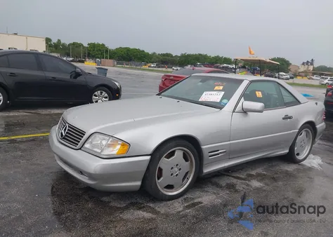 1997 Mercedes-Benz Sl 500 из США, поврежденный, VIN WDBFA67F3VF148456